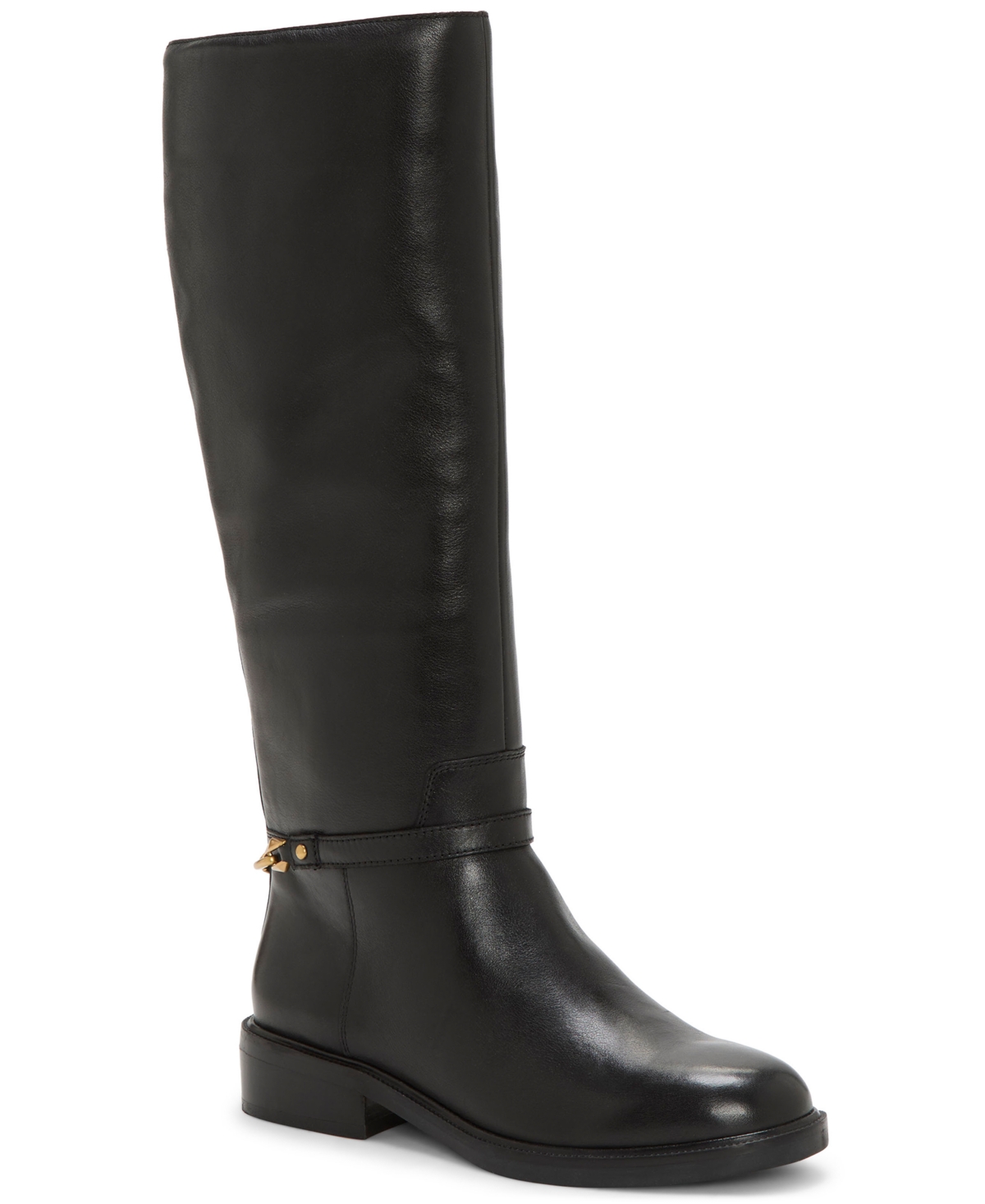 Women's Adria Extra Wide-Calf Knee-High Riding Boots - Black Leather