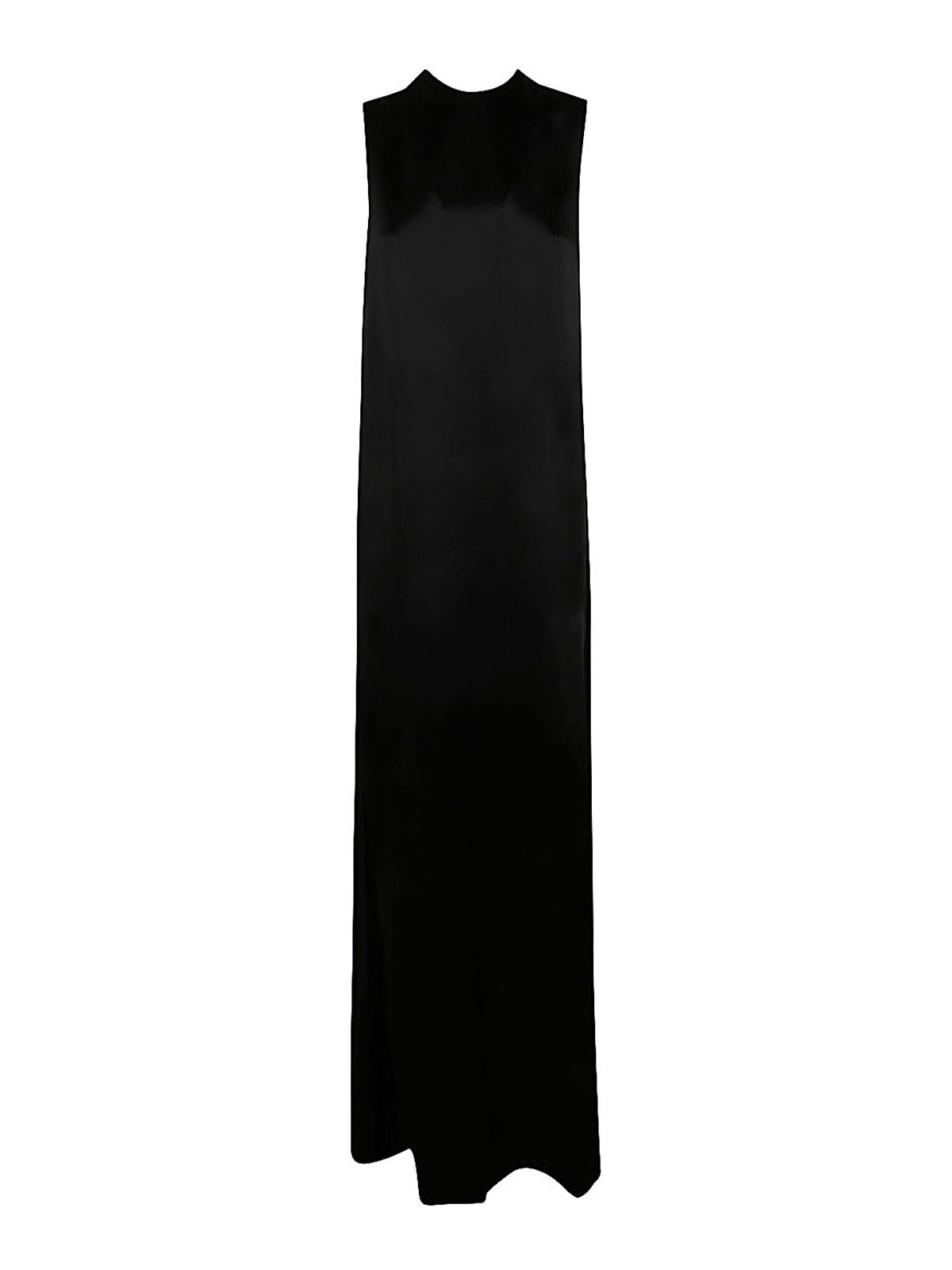 Fida Long Open Back Draped Dress