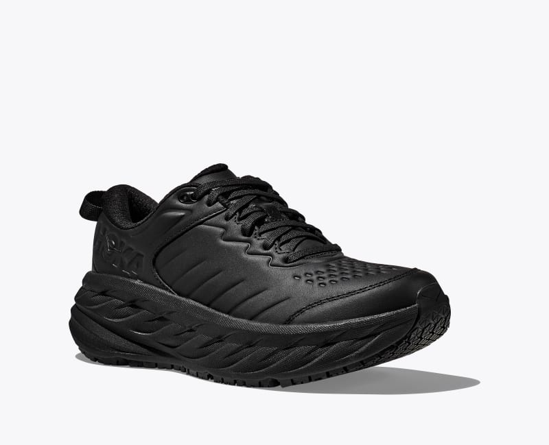 HOKA Women's Bondi SR Shoes in Black/Black