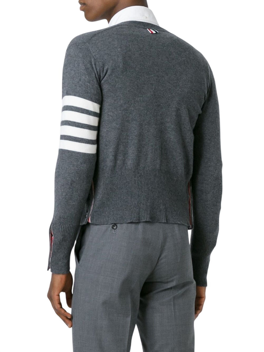 4-Bar Cashmere Cardigan