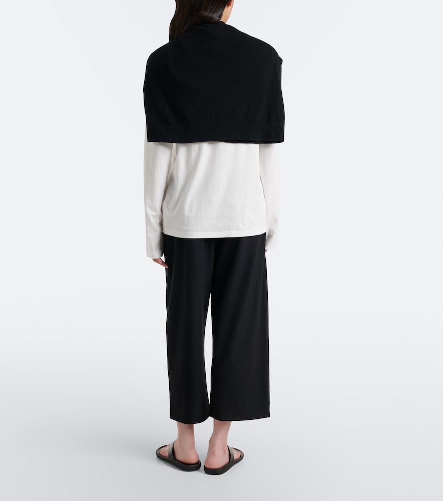 Cosmo cropped wool wide-leg pants