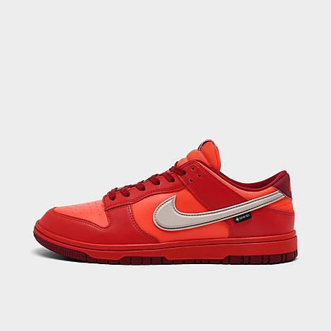 Men's Dunk Low GORE-TEX Casual Shoes in Light Crimson/Light Iron Ore/Total Crimson