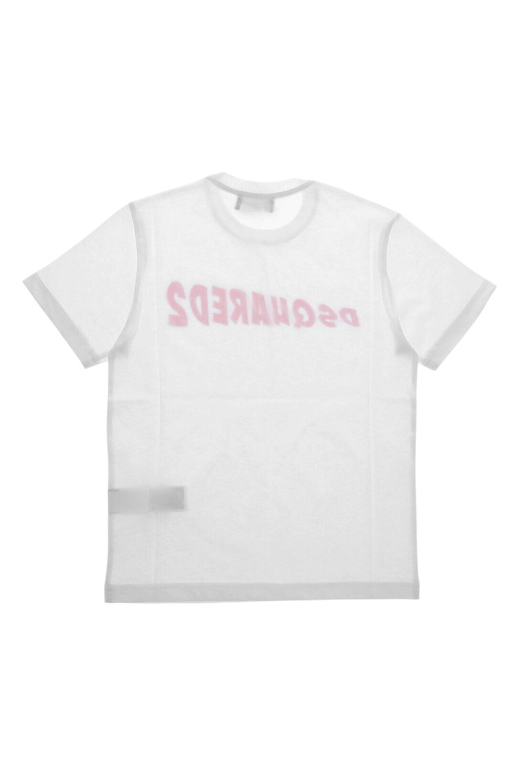 Boys White Regular T-Shirt
