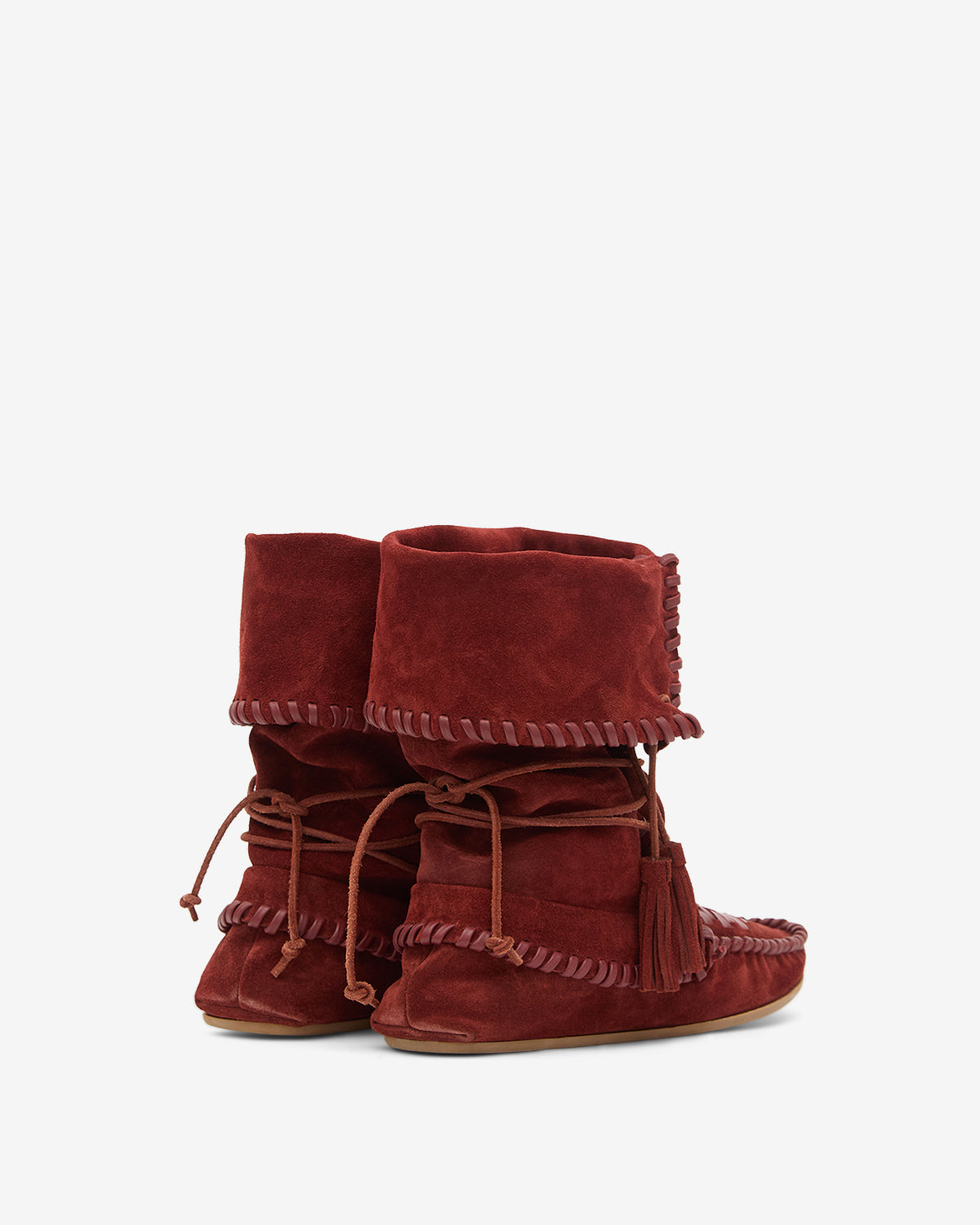 Winki Boots - Women - Burgundy - Size 38 - Isabel Marant