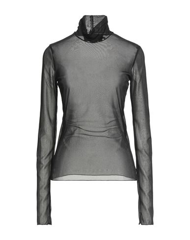 Party Edition Woman Top Black Size 4 Viscose, Polyamide, Metallic fiber, Elastane