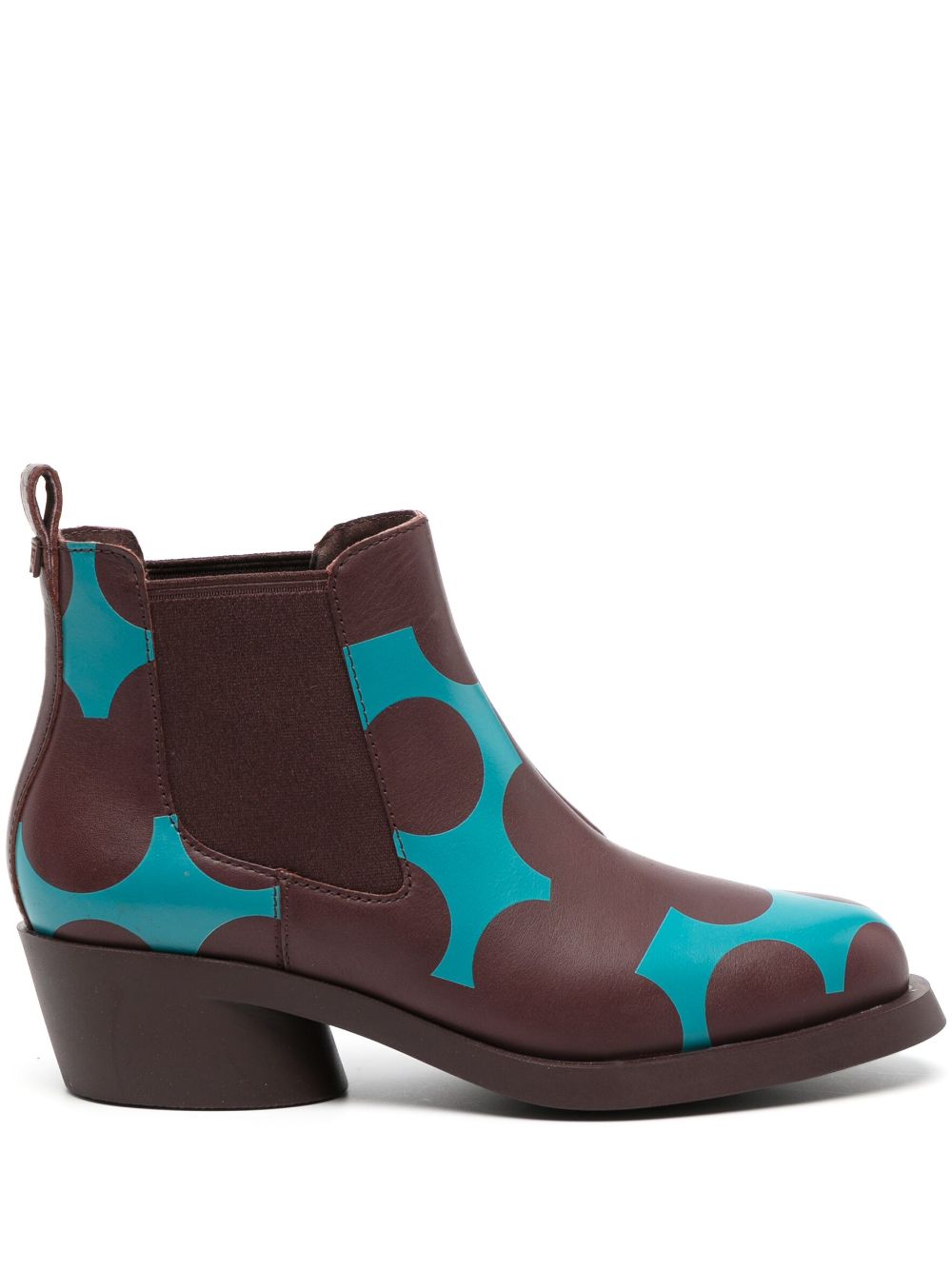 Bonnie 50mm suede boots - Blue