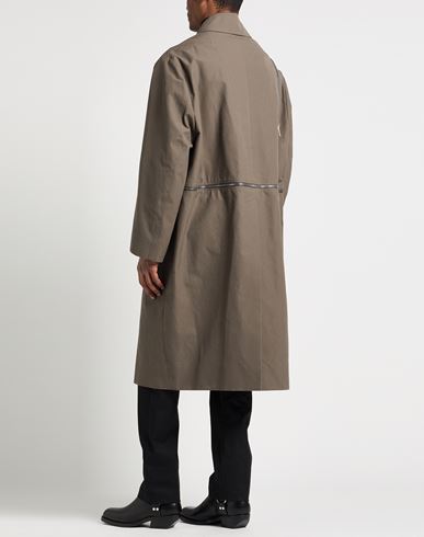 Man Overcoat & Trench Coat Khaki Size 36 Cotton