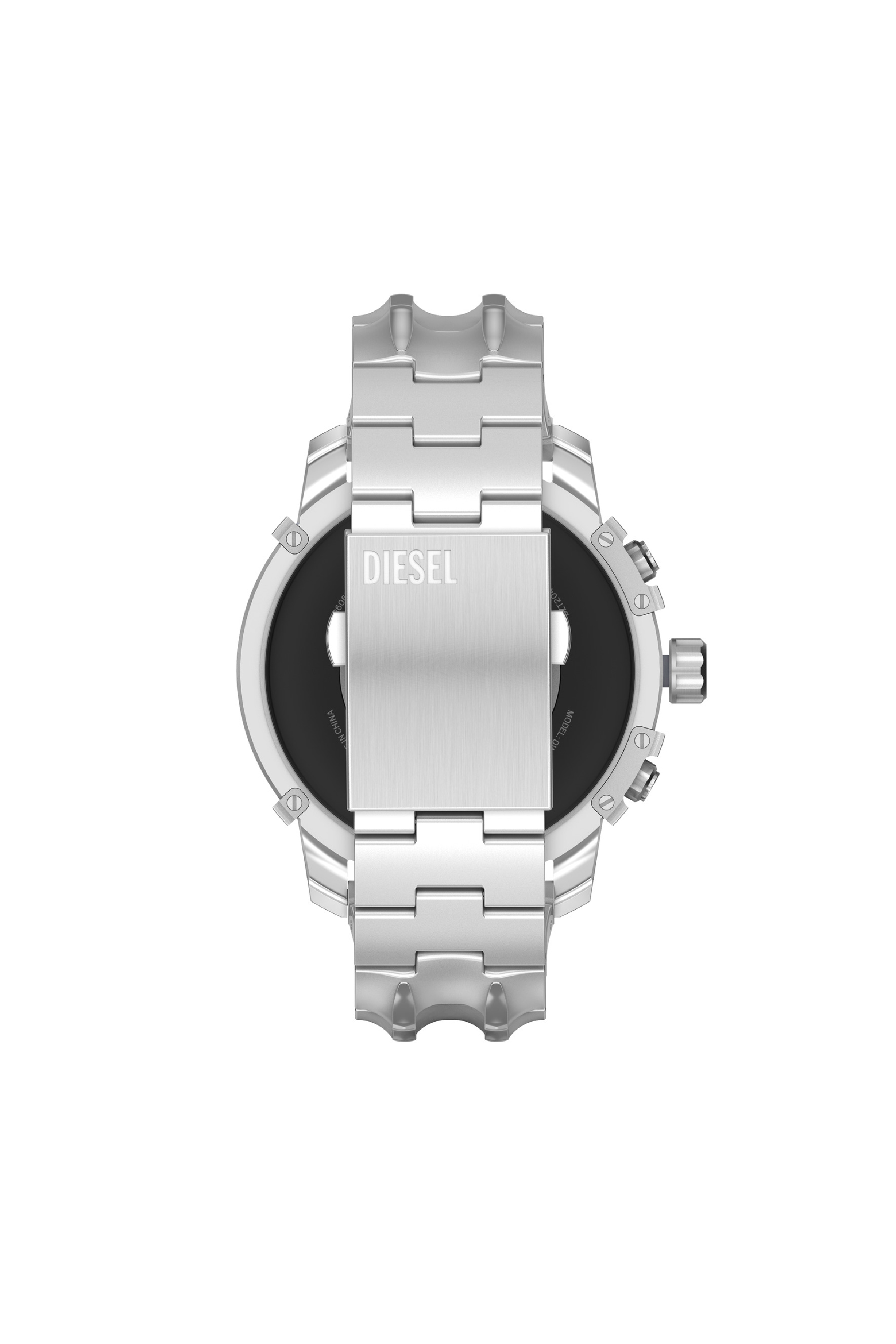 Griffed stainless steel smartwatch - Smartwatches - Man - Silver