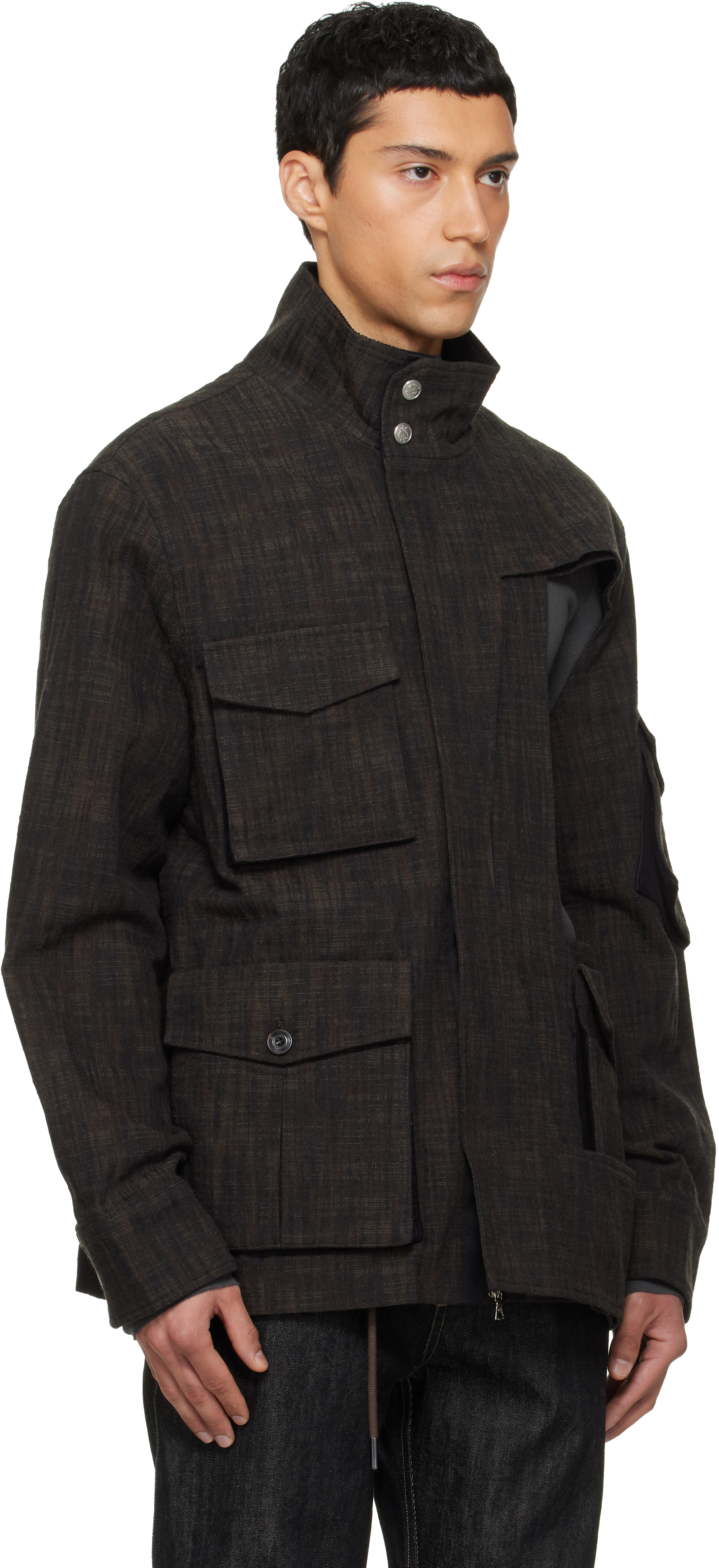 Black & Brown Deconstructed Multi-Form M65 Jacket