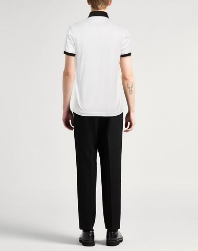Man Polo shirt White Size M Cotton
