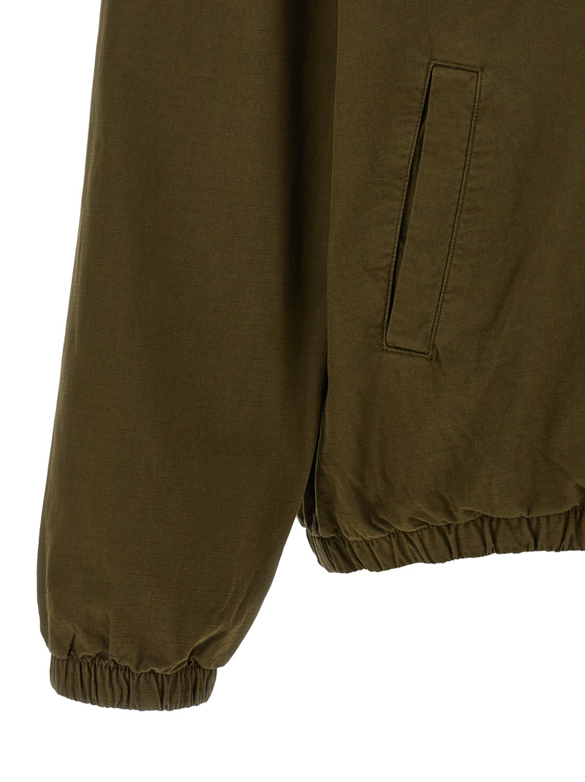 Green Shirt Collar Jacket