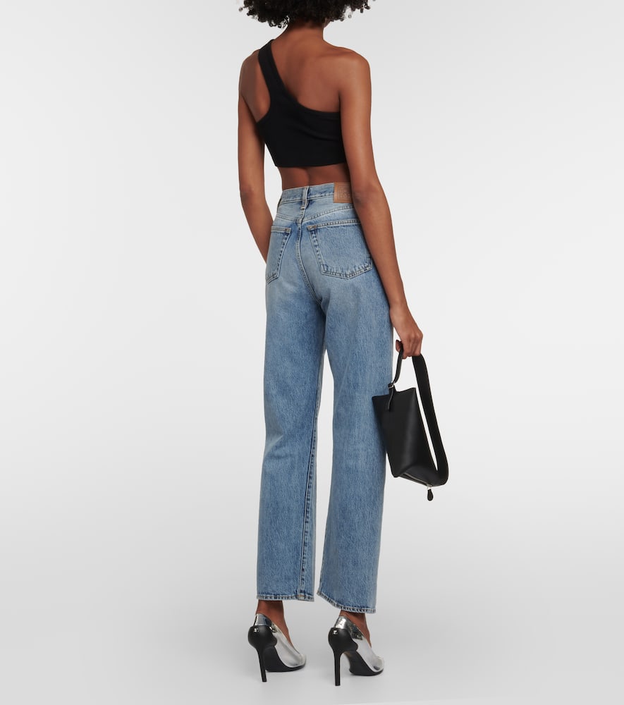 X EmRata Miranda cotton-blend crop top