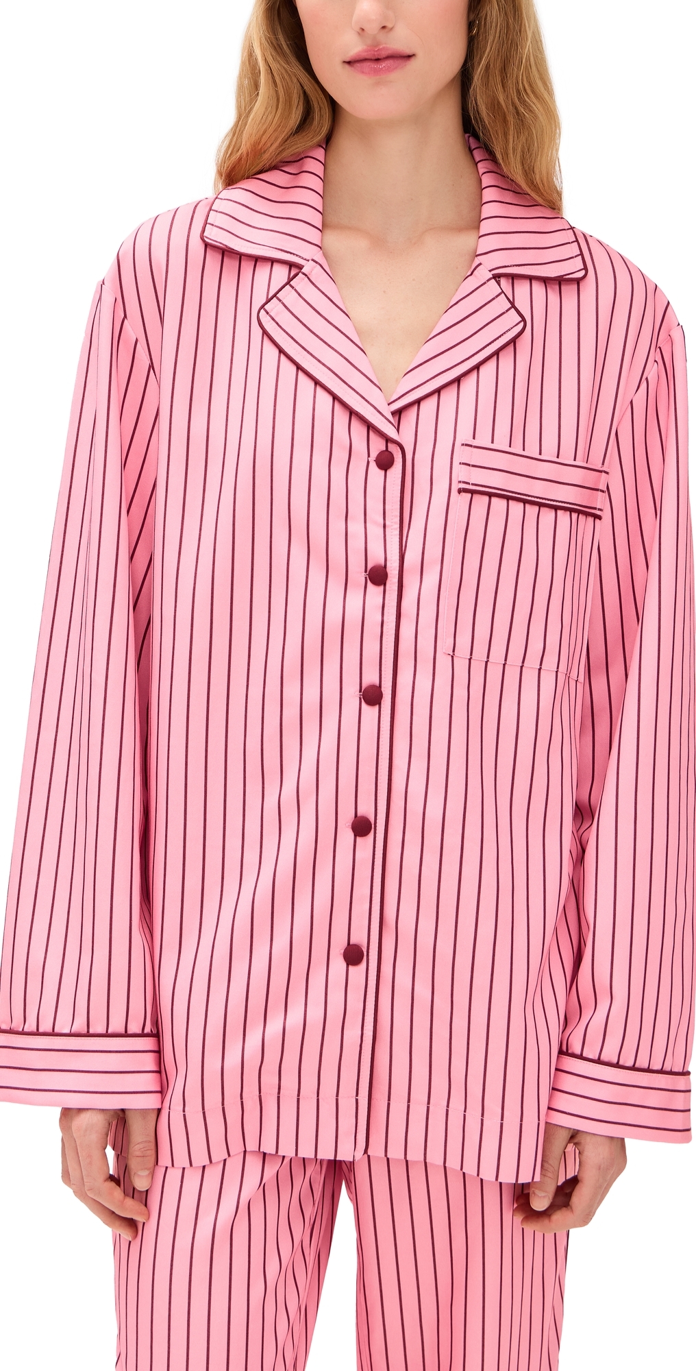 Long Sleeve Sleep Shirt Rocky Road