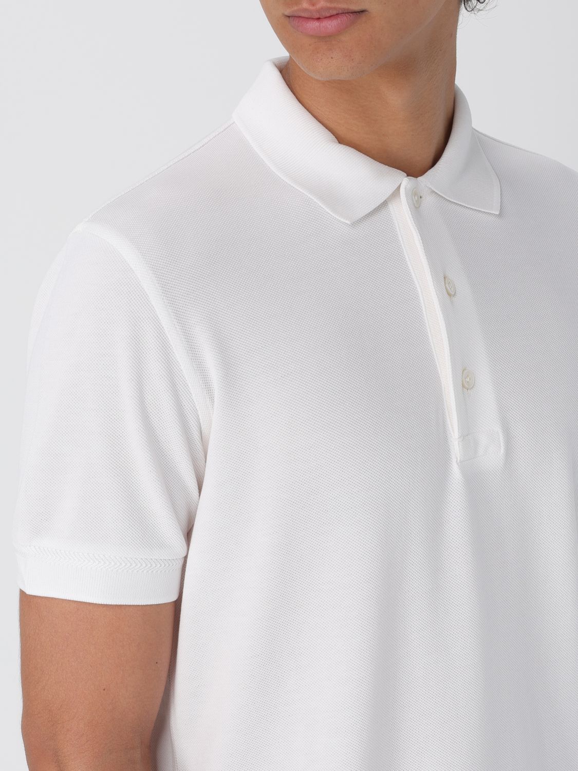 Polo Shirt Men color White