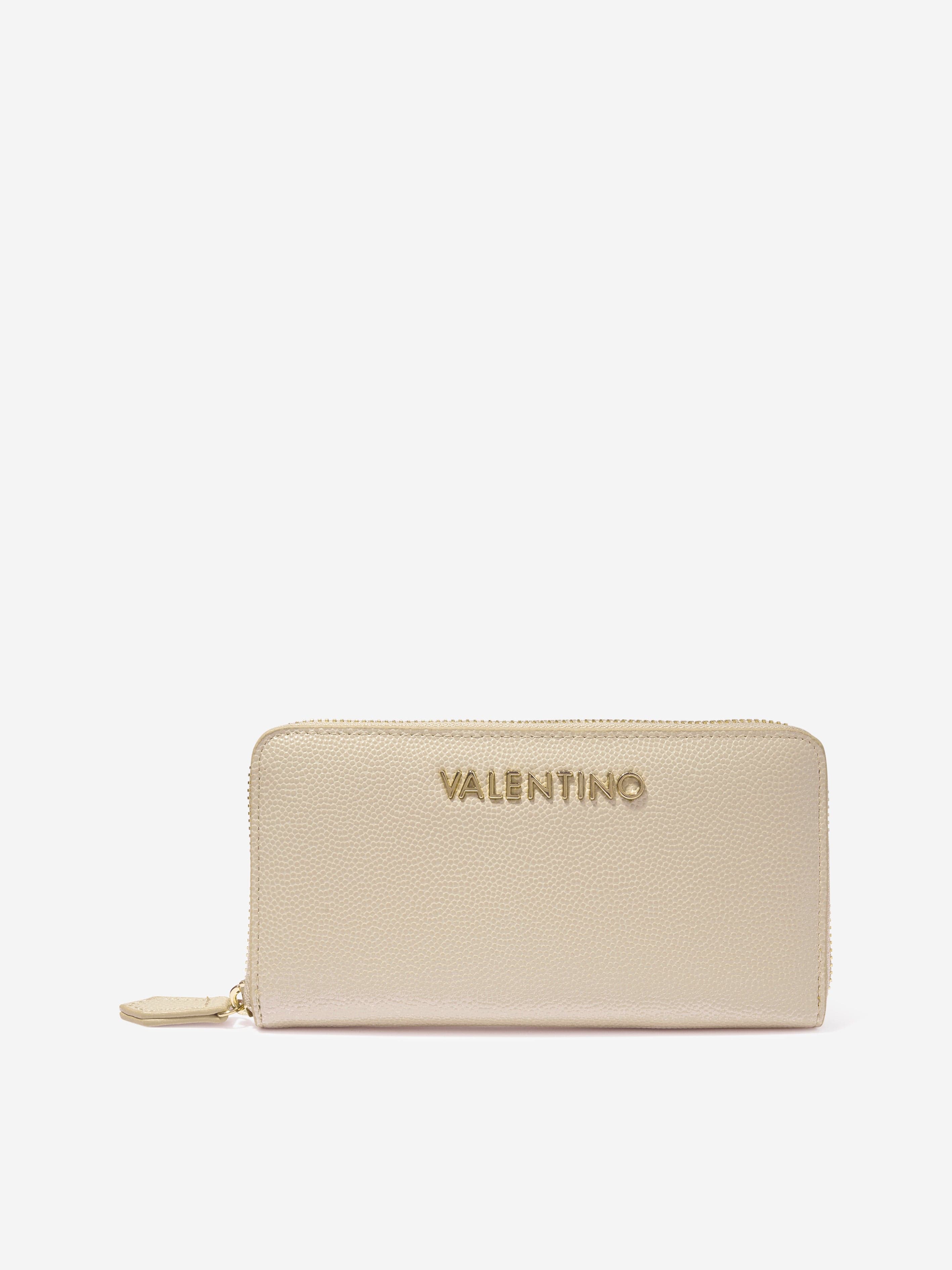 Valentino Girls Divina Zip Around Wallet in Beige (14.5cm) One size
