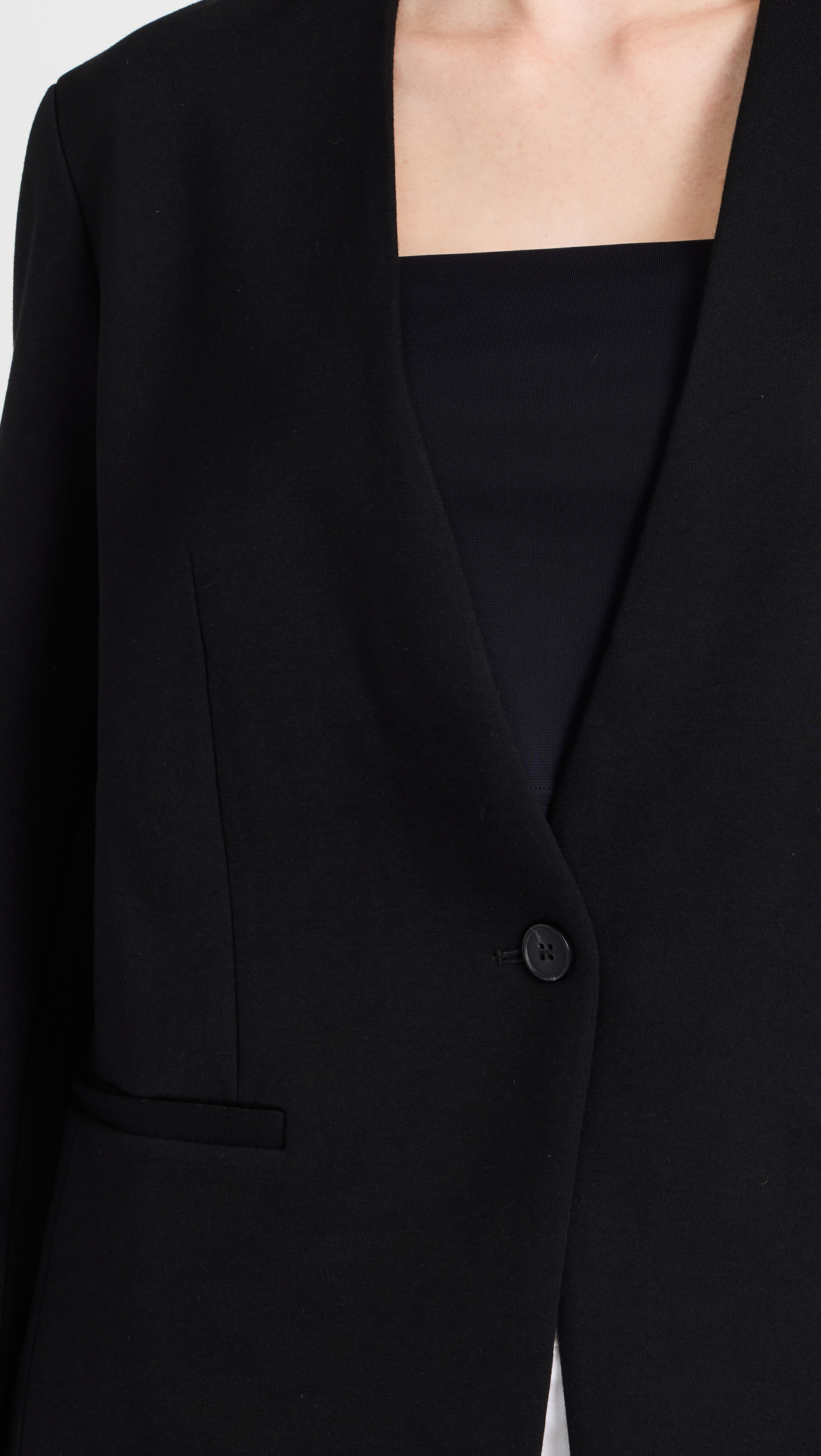 Perfect Collarless Blazer