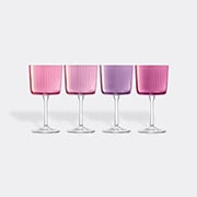 'gems' Wine Glass, Set Of Four, Garnet