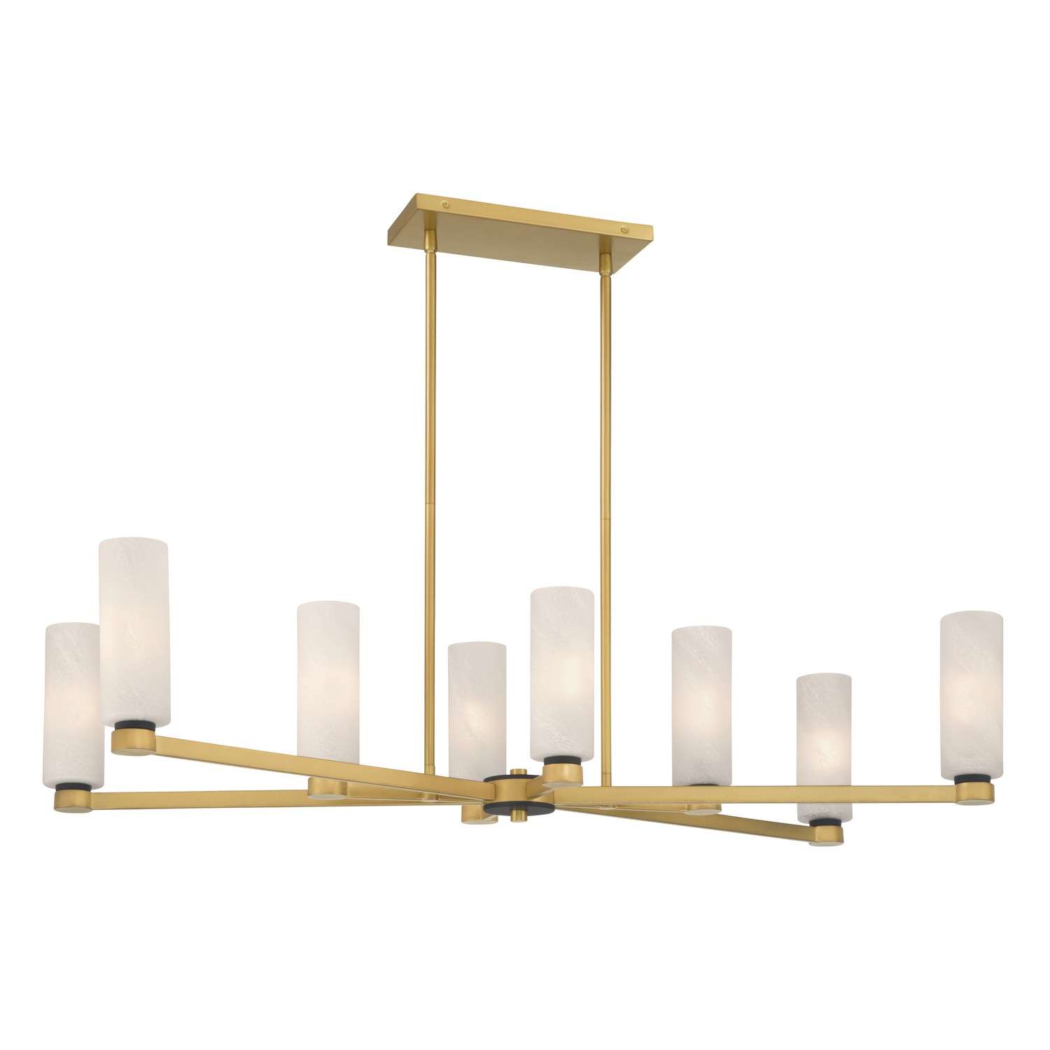 Legacy Brass Linear Chandelier from the Wexmere Collection
