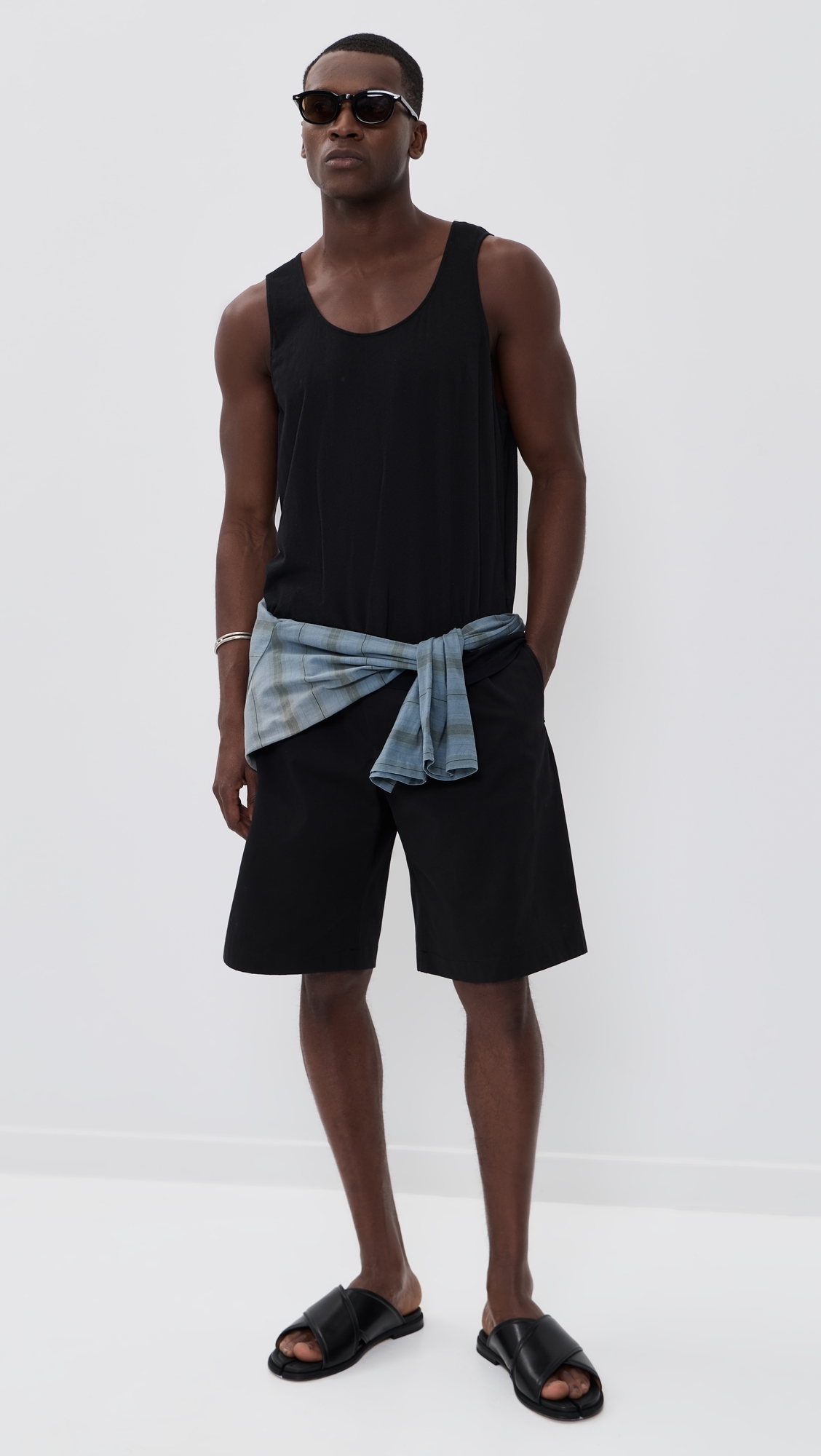 Lightweight Cotton Tank Raven Mist Airveil Cotton