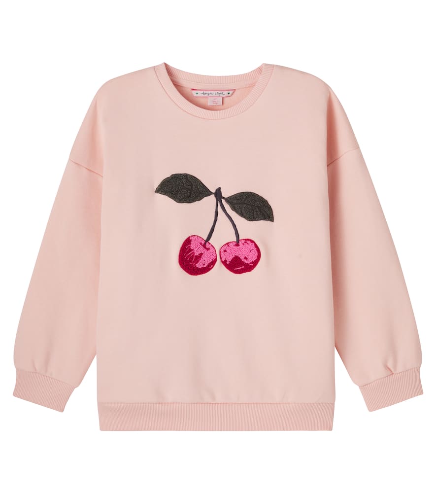 Konges Sløjd Lou embroidered cotton jersey sweatshirt