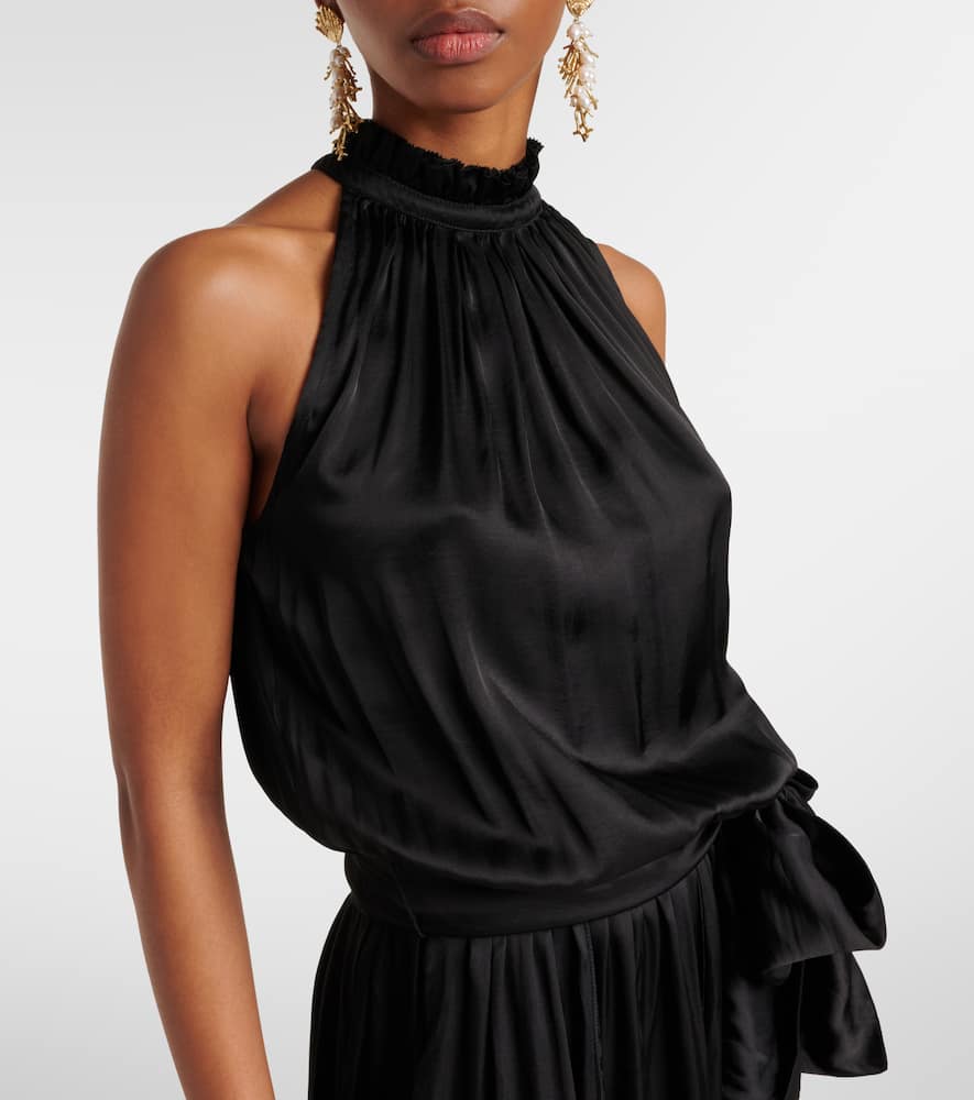 Nina satin gown