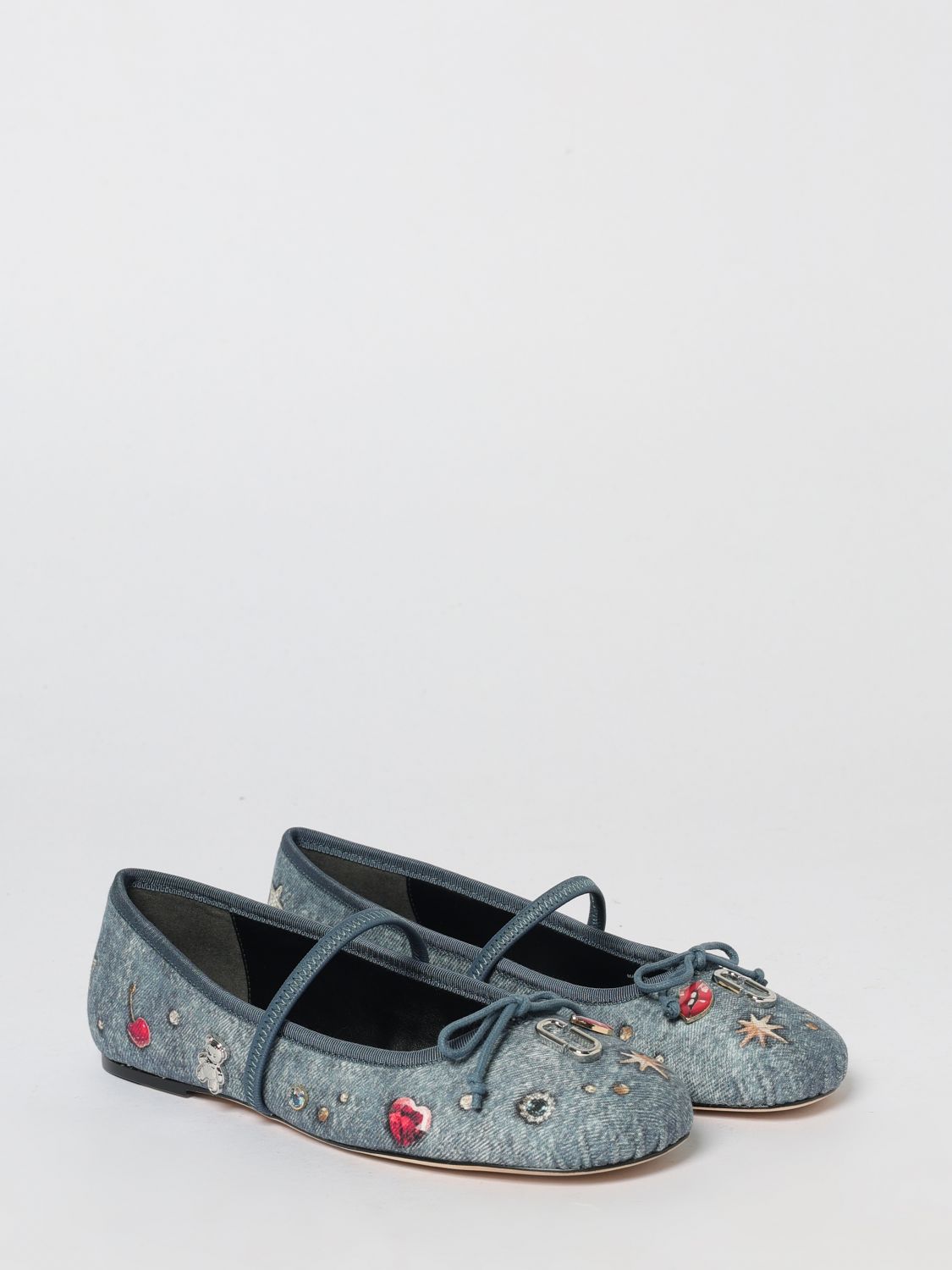 Ballet Flat Woman color Denim