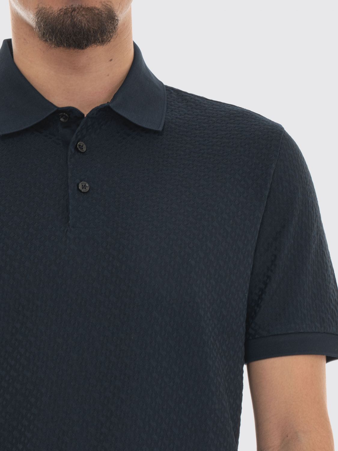 Polo Shirt Men color Blue