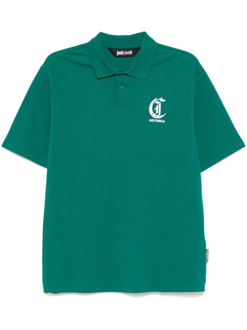 Logo-print polo shirt - Green