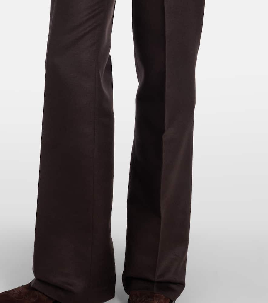 Vesta silk flared pants