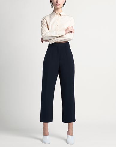 Woman Pants Midnight blue Size 12 Polyester, Elastane