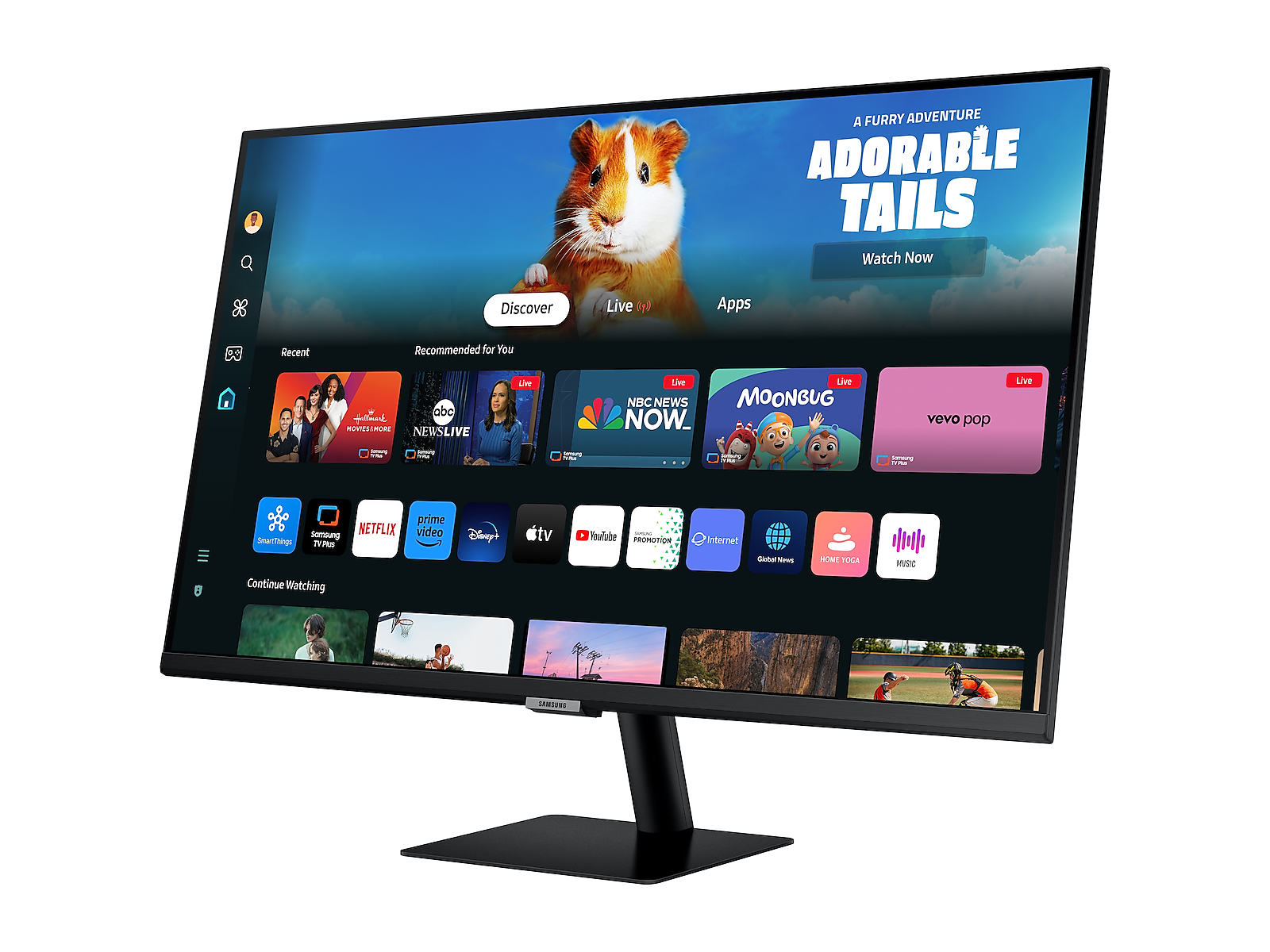 27" Smart Monitor M5 (M50D) FHD with Streaming TV and Speakers(LS27DM500ENXGO)