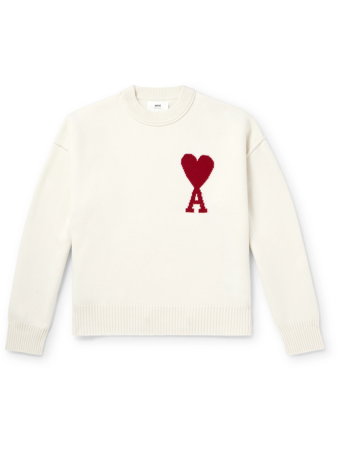 Logo-Intarsia Virgin Wool Sweater