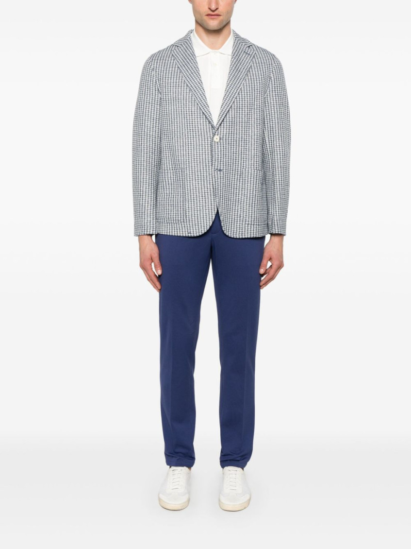 Checkered Blazer Jacket