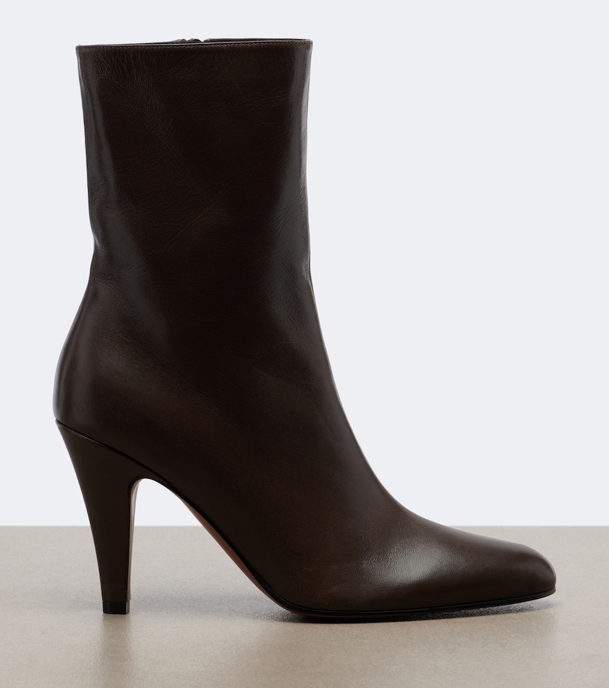 Ornella leather ankle boots
