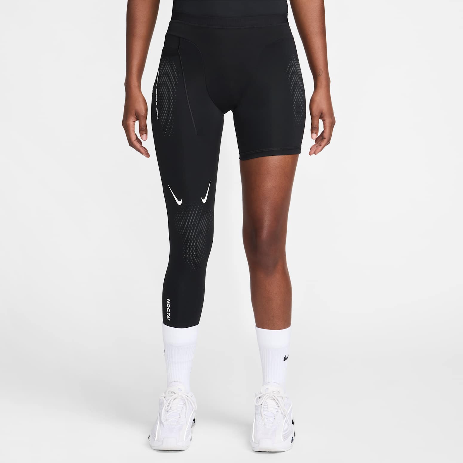 X NOCTA Basketball Single Leg Tights Right 'Black'