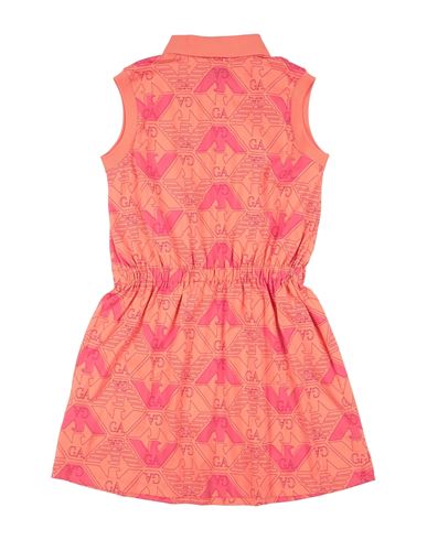 Kid Girl Kids' dress Salmon pink Size 12 Cotton, Elastane