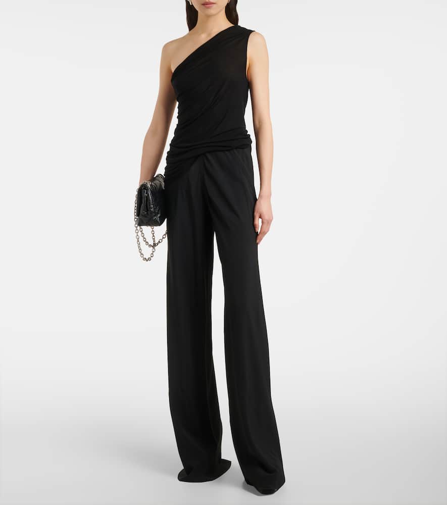 Athena draped one-shoulder top