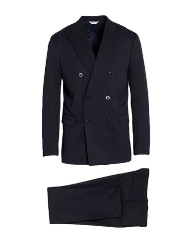 Man Suit Midnight blue Size 38 Polyester, Wool, Viscose, Elastane
