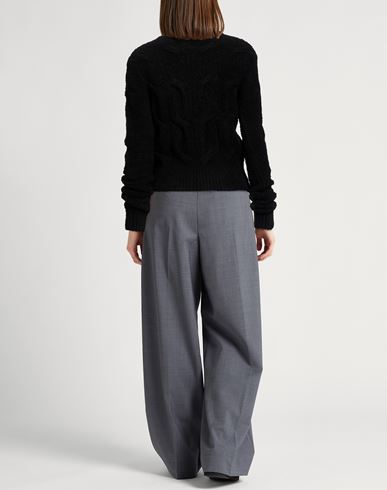 Woman Sweater Black Size L Wool, Polyamide