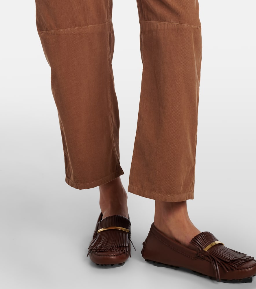 Sue cotton straight pants