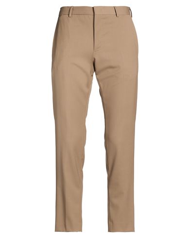 Man Pants Camel Size 32 Polyester, Wool, Elastane
