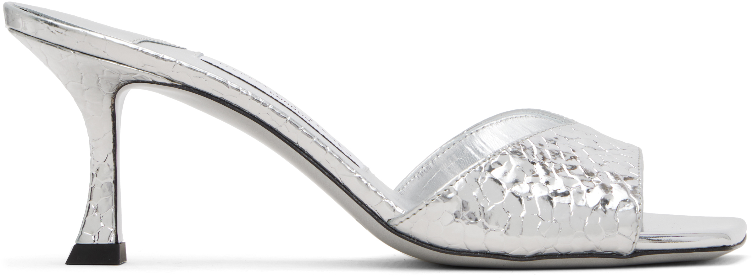 Silver Skye 70 Heeled Sandals