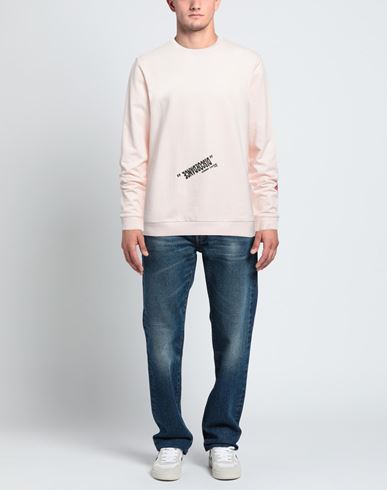 Man Sweatshirt Blush Size S Cotton, Polyester