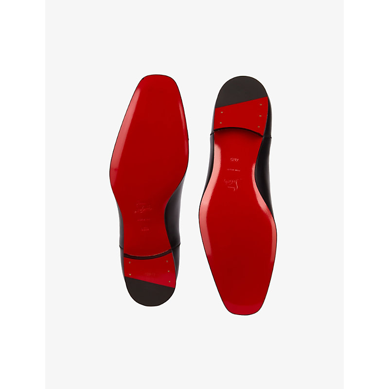 Mens Black Greggo Flat Calf p