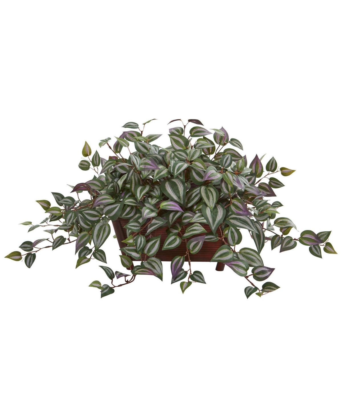 Wandering Jew Artificial Plant in Decorative Planter - Green