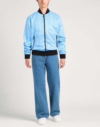 Man Sweatshirt Sky blue Size L Polyester