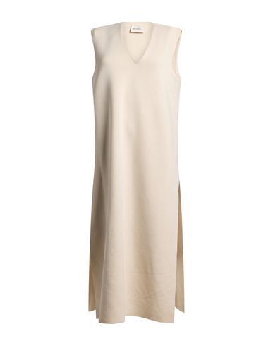 Woman Midi dress Ivory Size 10 Rayon, Polyester, Elastane