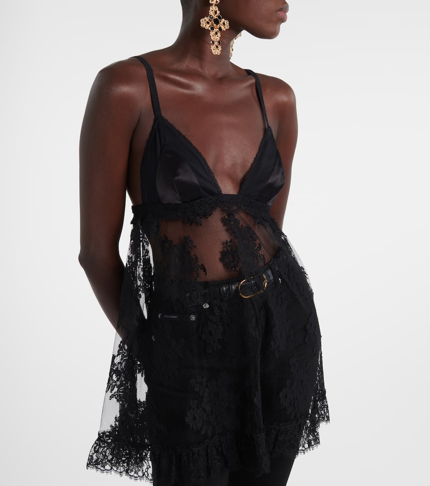 Floral lace top