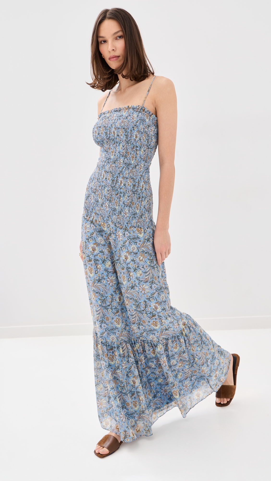 Clem Dress Blue Jay Multi