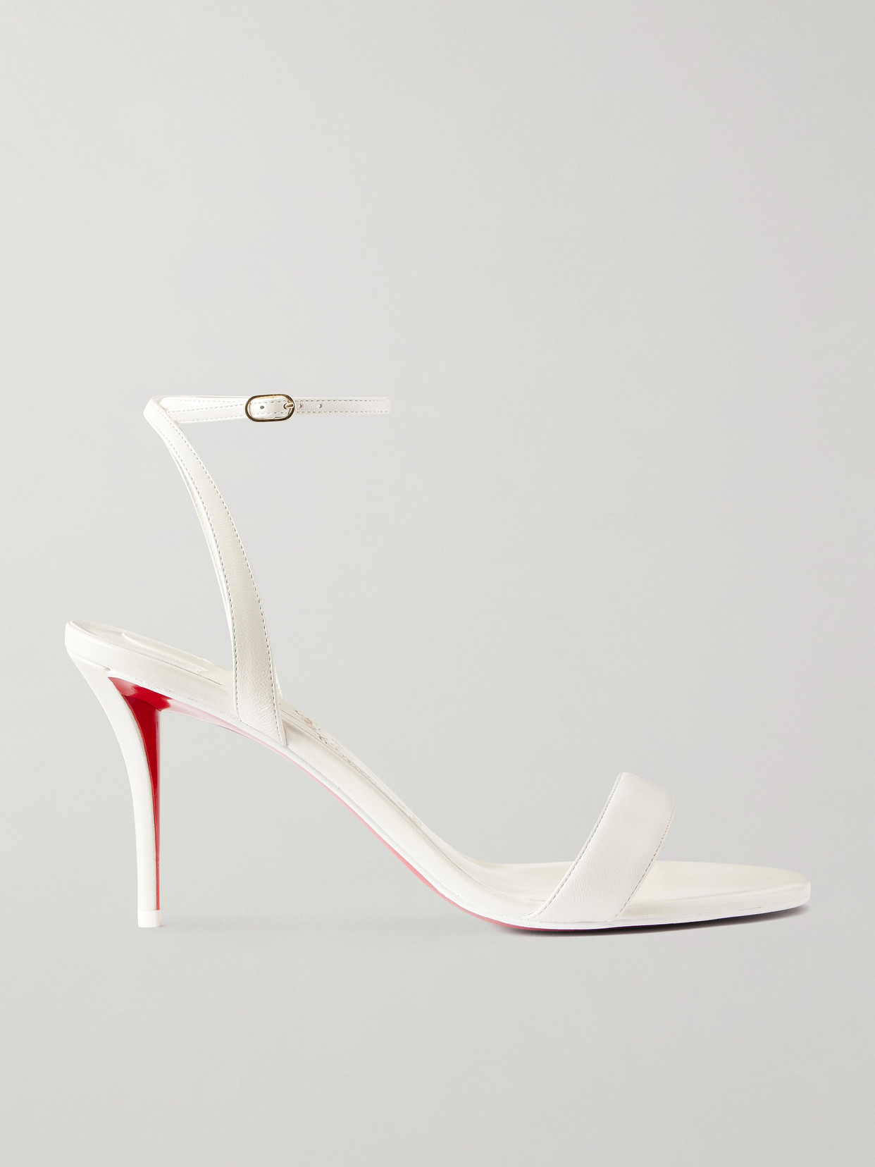 Miss Z 80 Leather Sandals - White